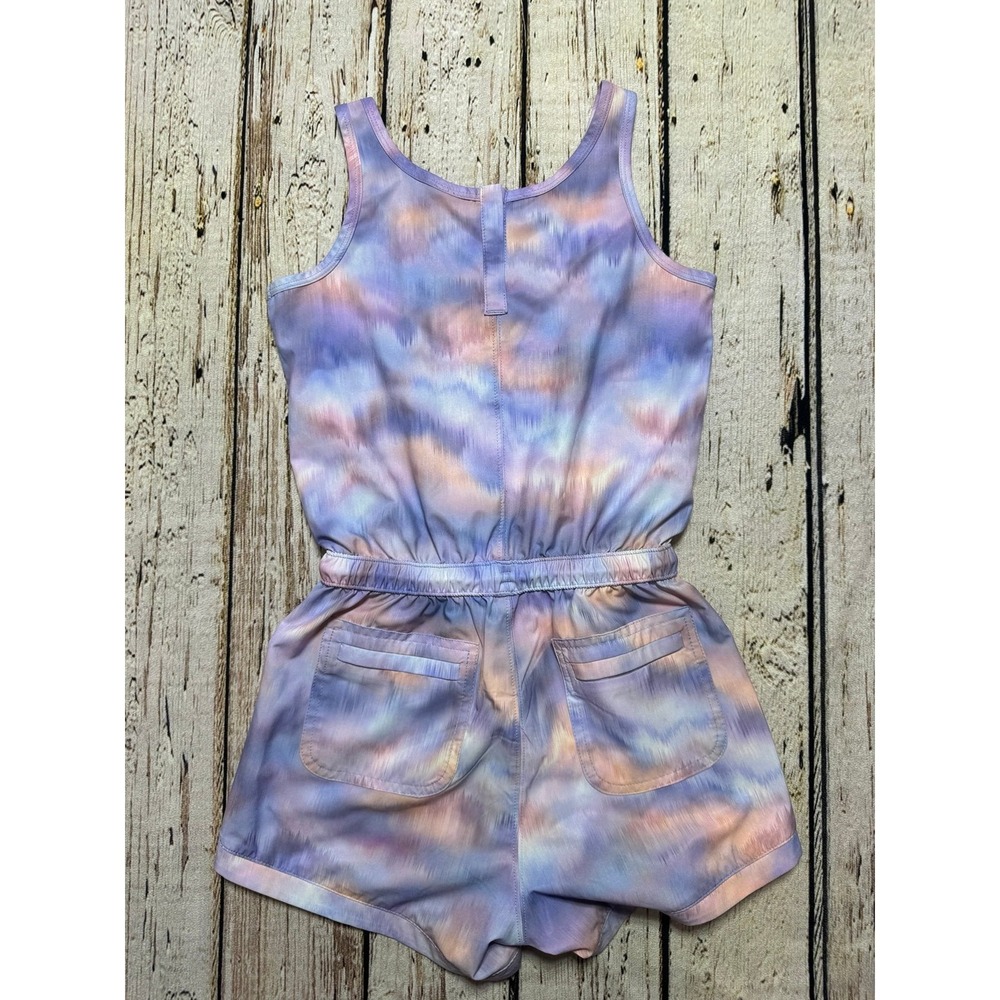 Athleta girl purple pink romper sz 7 - Picture 2 of 3